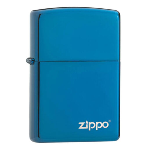 #20446ZL Classic High Polish Blue Zippo Logo