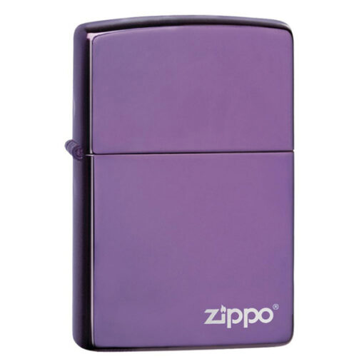 #24747ZL High Polish Purple Zippo Logo