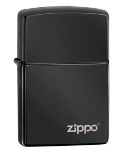 #24756ZL High Polish Black Zippo Logo