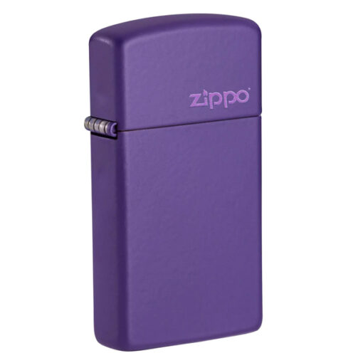 #1637ZL Slim® Purple Matte Zippo Logo