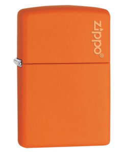 #231ZL Classic Orange Matte Zippo Logo