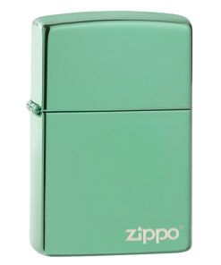 #28129ZL_Classic High Polish Green Zippo Logo